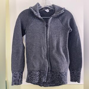 Black and White Ivivva Hooded Sweatshirt